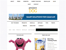 Tablet Screenshot of projectdog.net